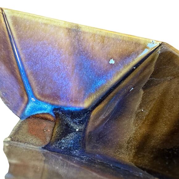 Studio pottery square‎ bowls set of 2 - Picture 6 of 12